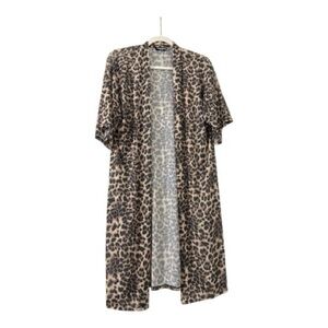 Heimish U.S.A Leopard Print Kimono – Size M